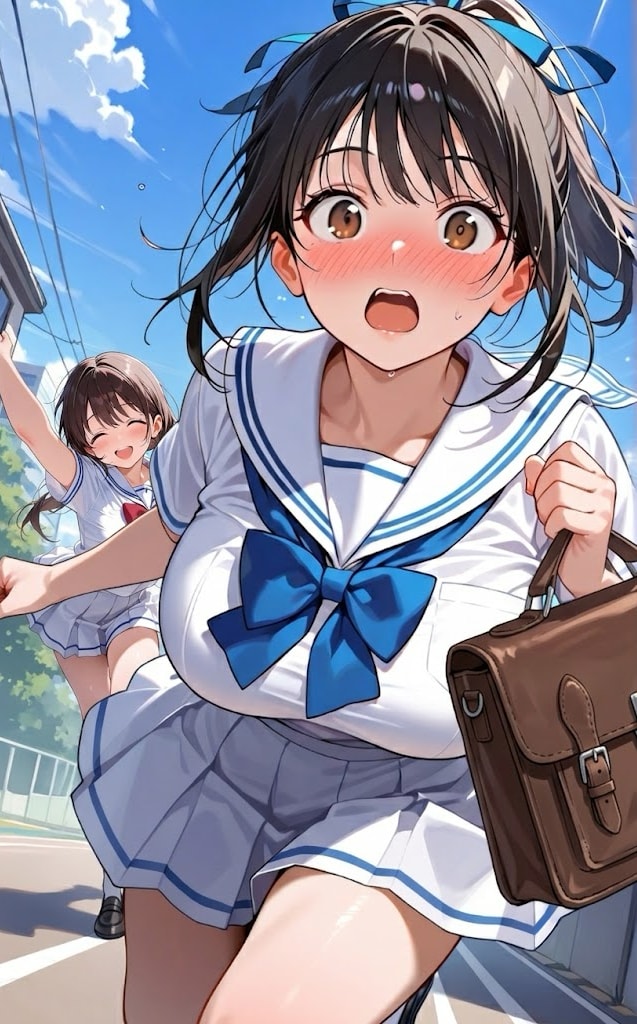 朝の猛ダッシュ！
