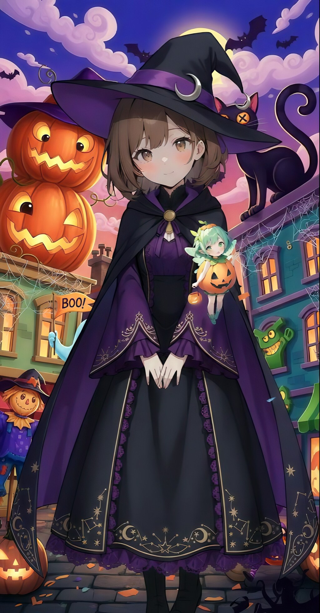 旅人少女と妖精さん〜ハロウィンに酔う街角〜