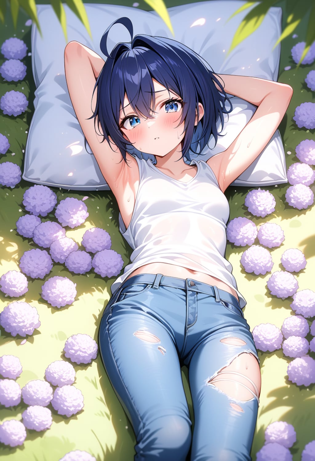 黒髪娘（ジーンズ👖）