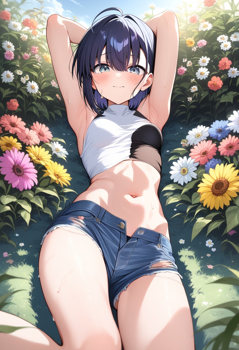 黒髪娘（ジーンズ👖）