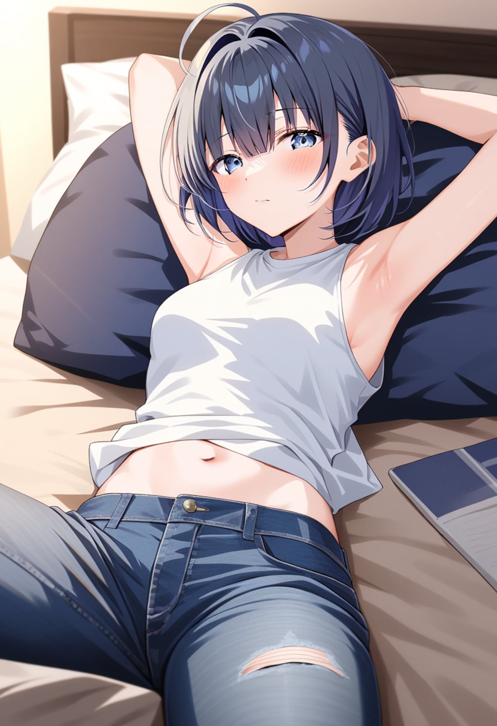 黒髪娘（ジーンズ👖）
