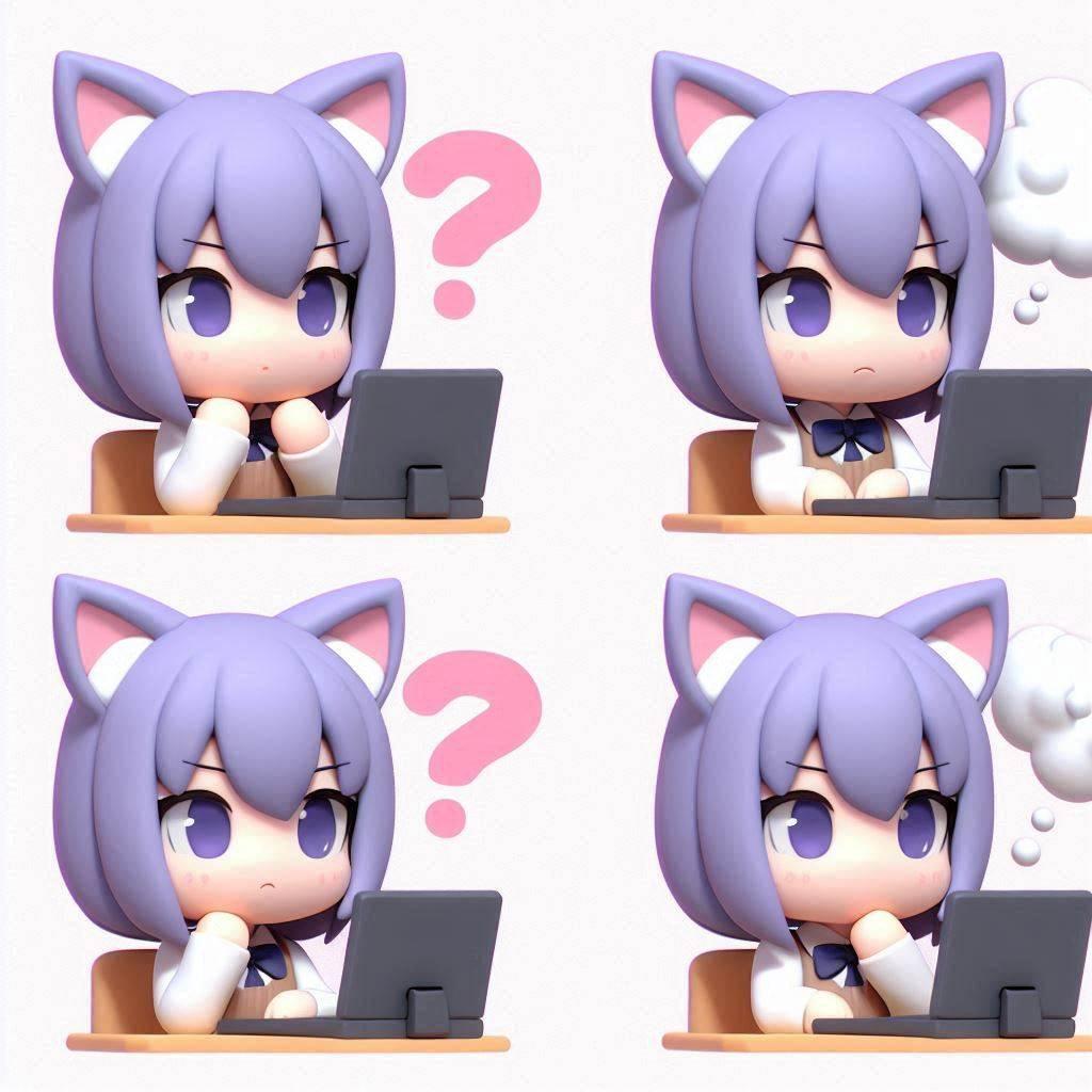 考える
