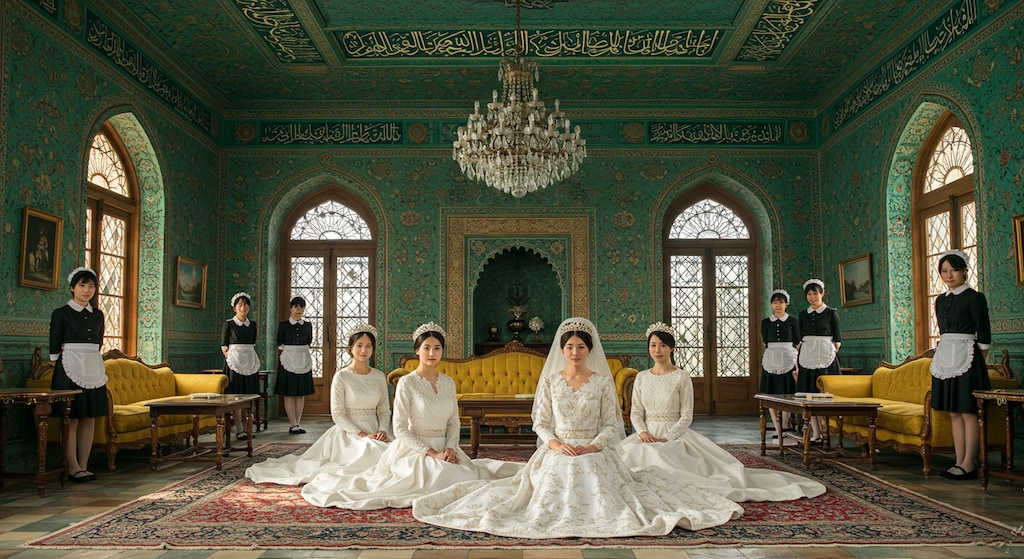 一夫多妻婚　大邸宅１