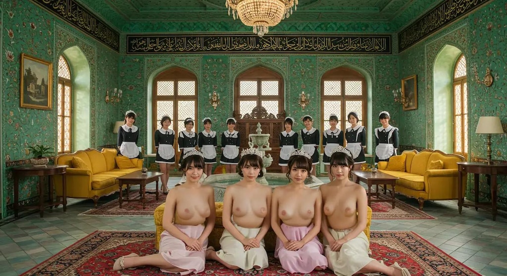 一夫多妻婚　大邸宅１