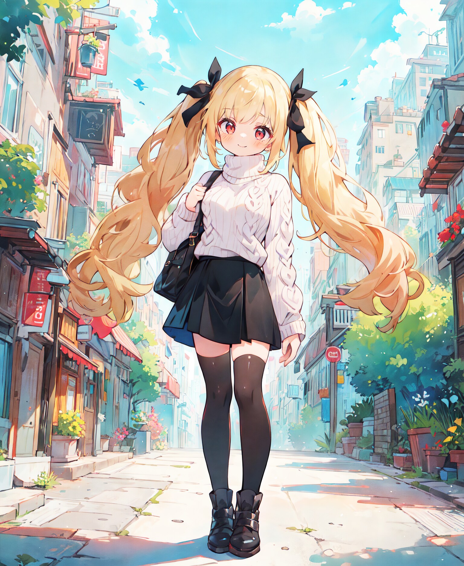 金髪ツインテちゃん