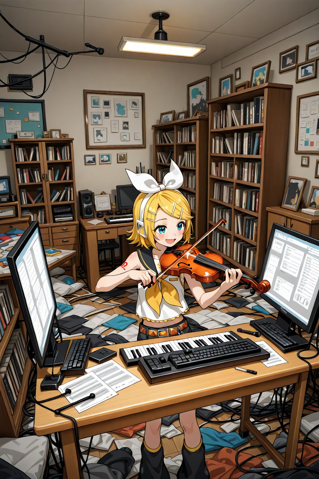 鏡音リン８８ | の人気AIイラスト・グラビア