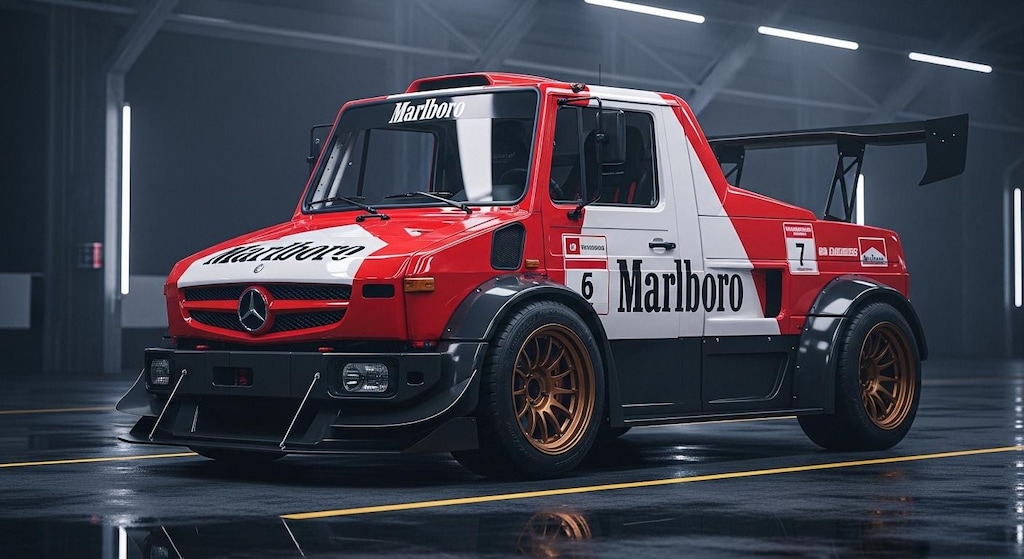 マルボロベンツウニモグレーシングカー