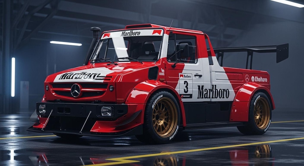 マルボロベンツウニモグレーシングカー