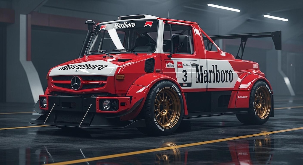 マルボロベンツウニモグレーシングカー