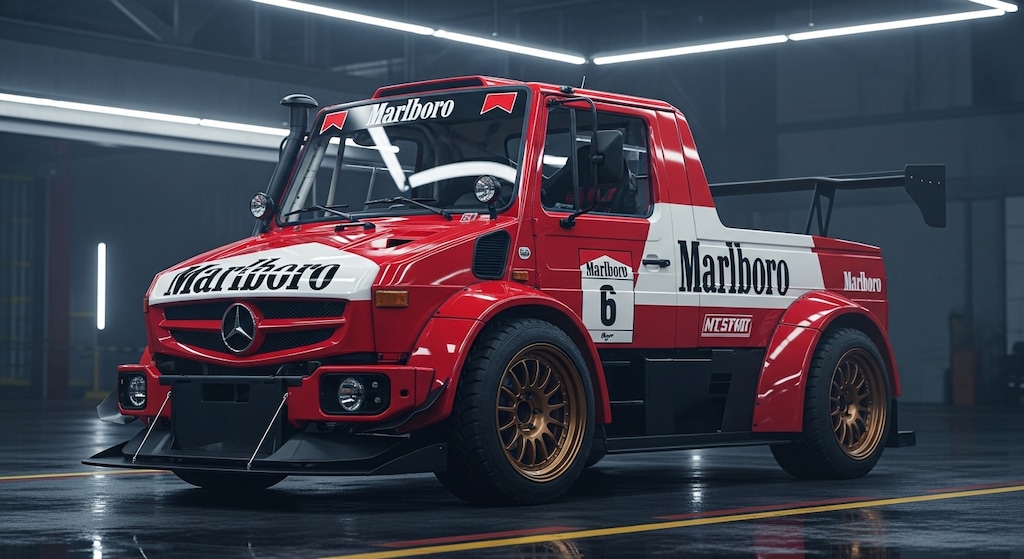 マルボロベンツウニモグレーシングカー