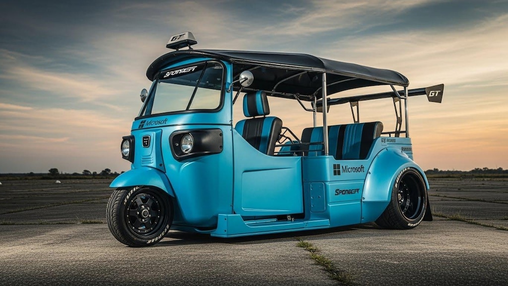 マイクロソフトオート三輪のドリ車