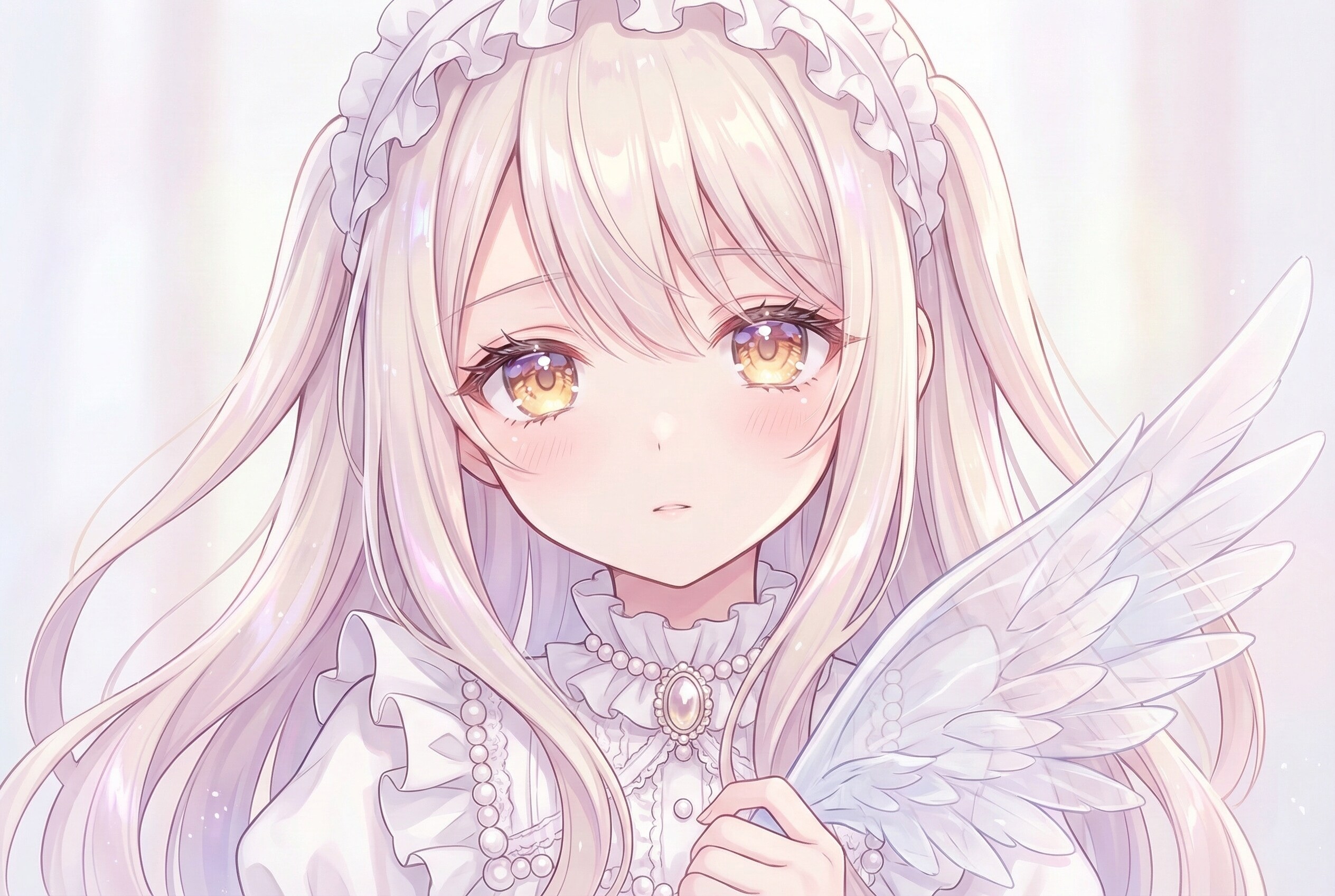夢幻の白翼少女
