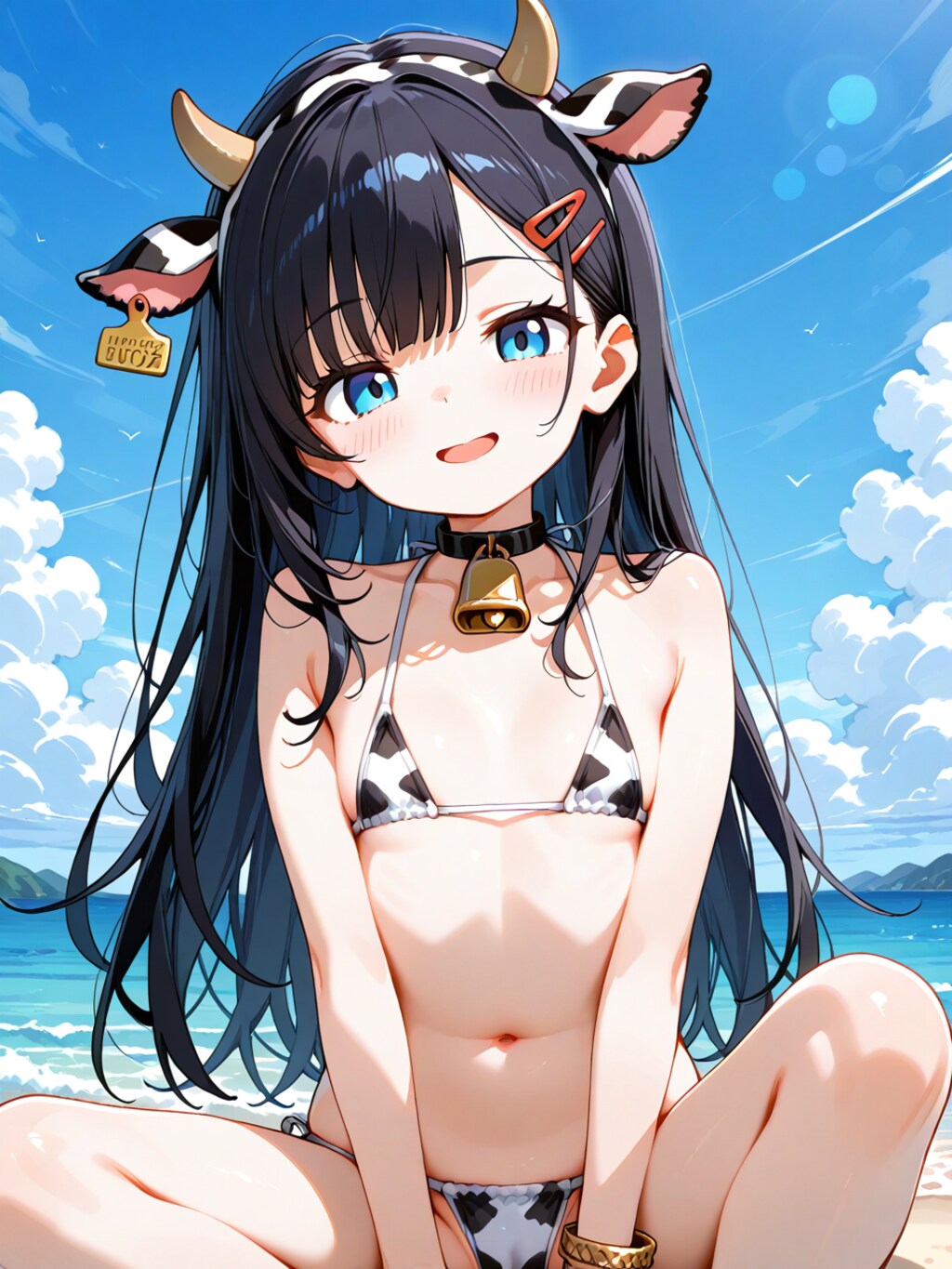 ぺたんこ牛ビキニ