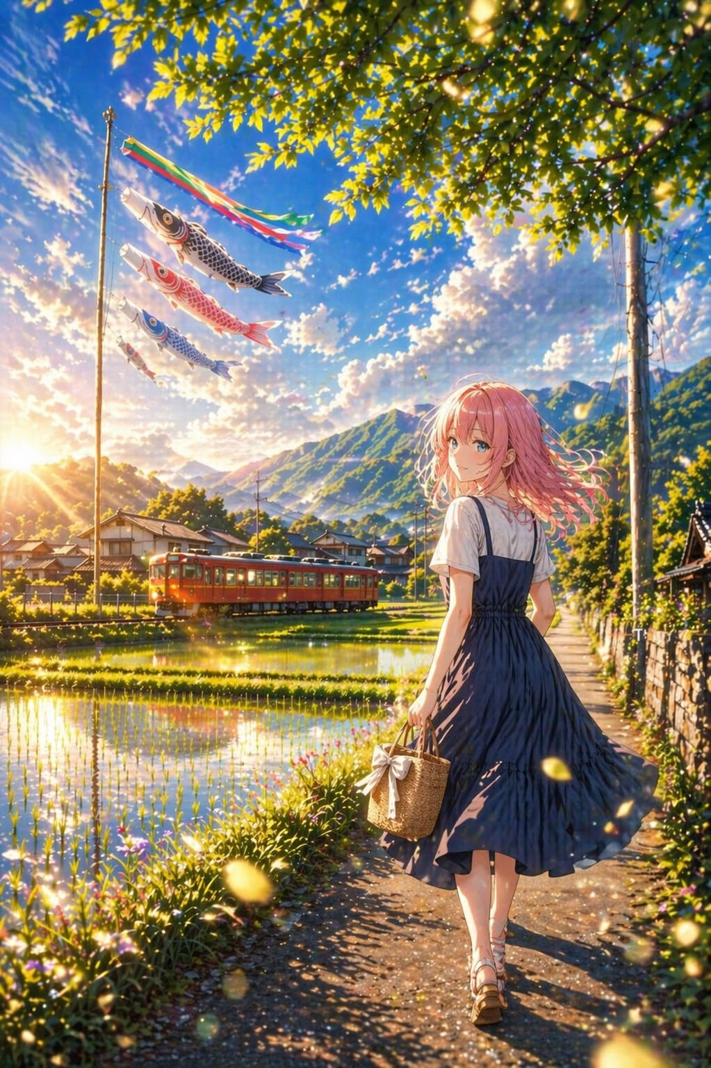 風が連れてくる、あの夏の途中で | の人気AIイラスト・グラビア