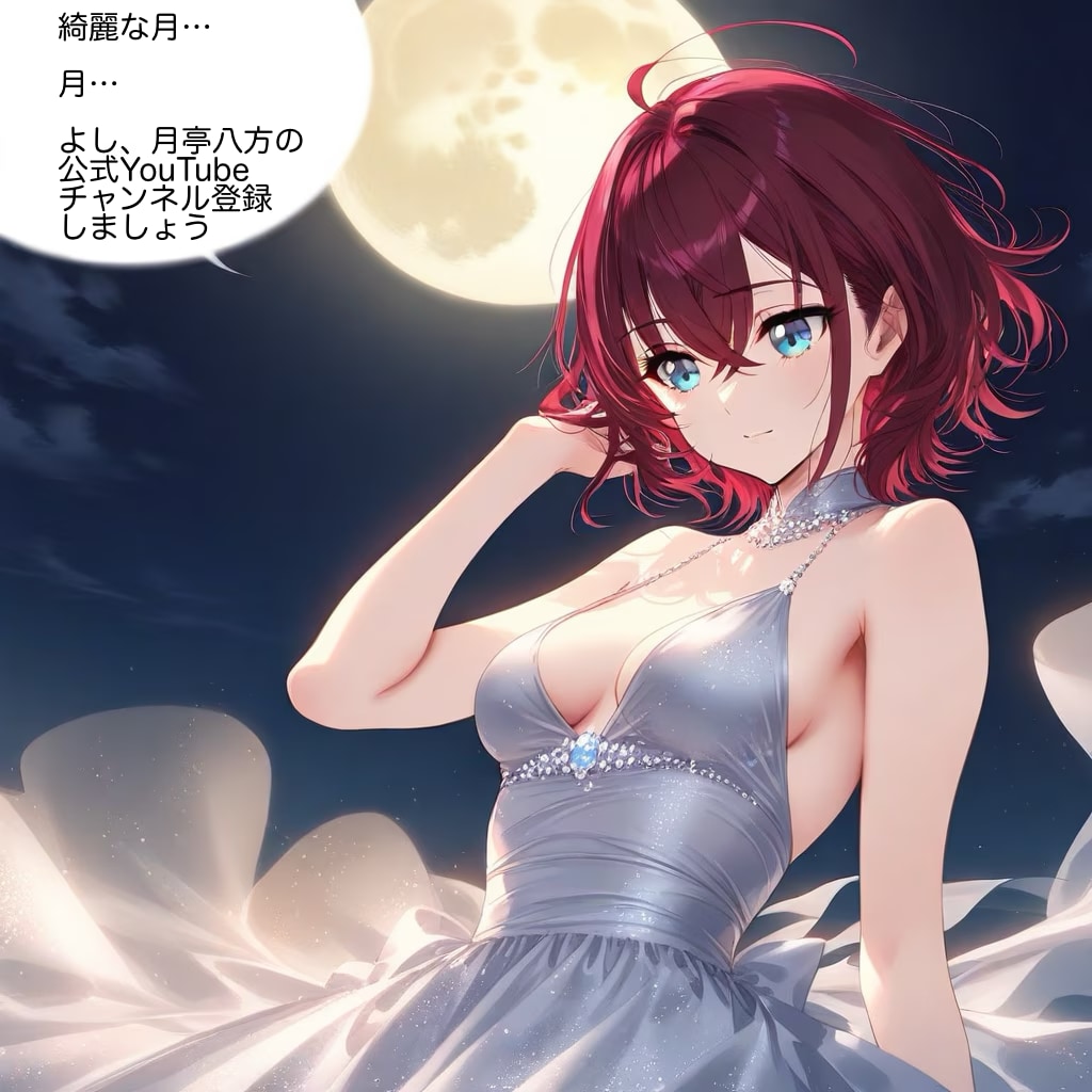 【セリフ入れました】月の下で