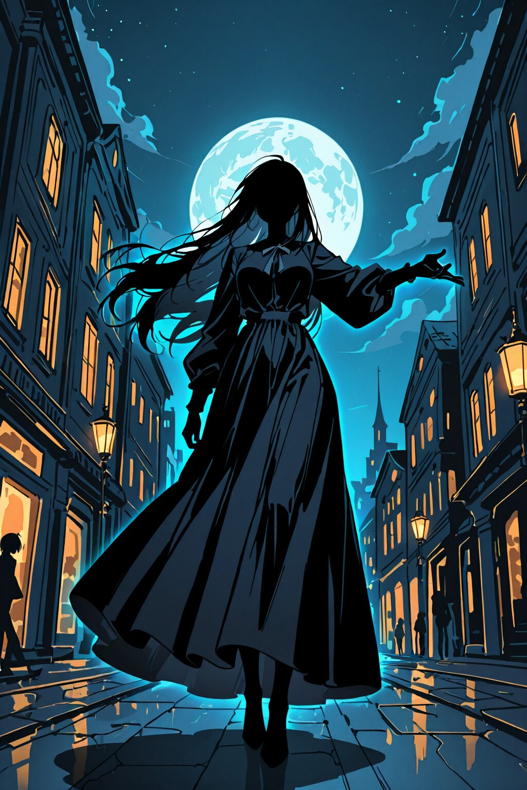 月夜　その２ | の人気AIイラスト・グラビア