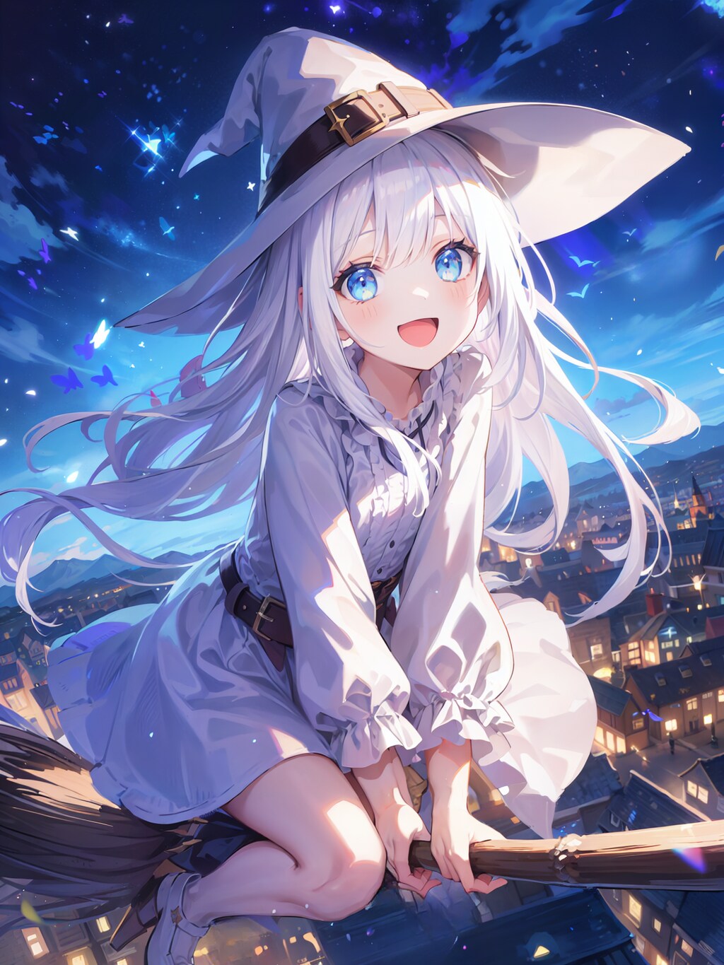 夜を駆ける白魔女