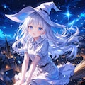 夜を駆ける白魔女 3枚目