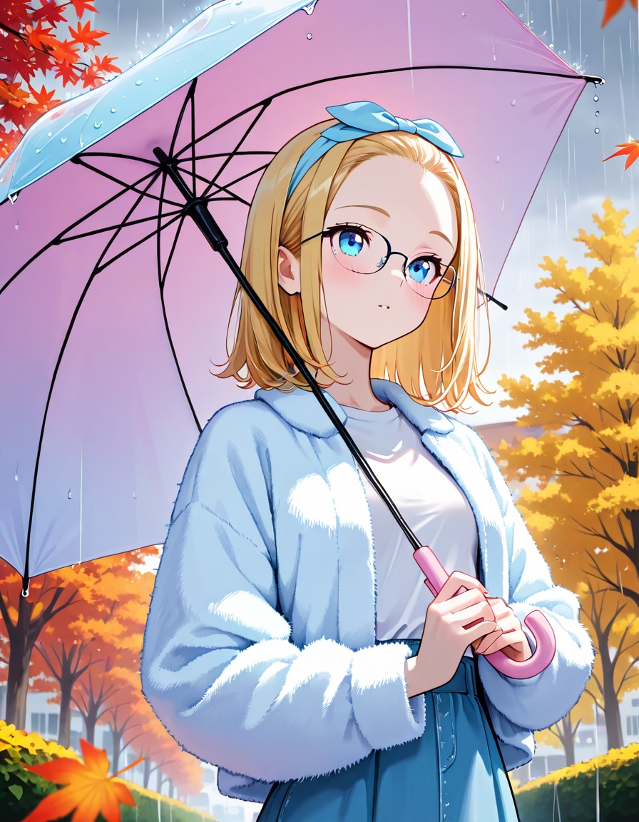 雨で残念 | の人気AIイラスト・グラビア