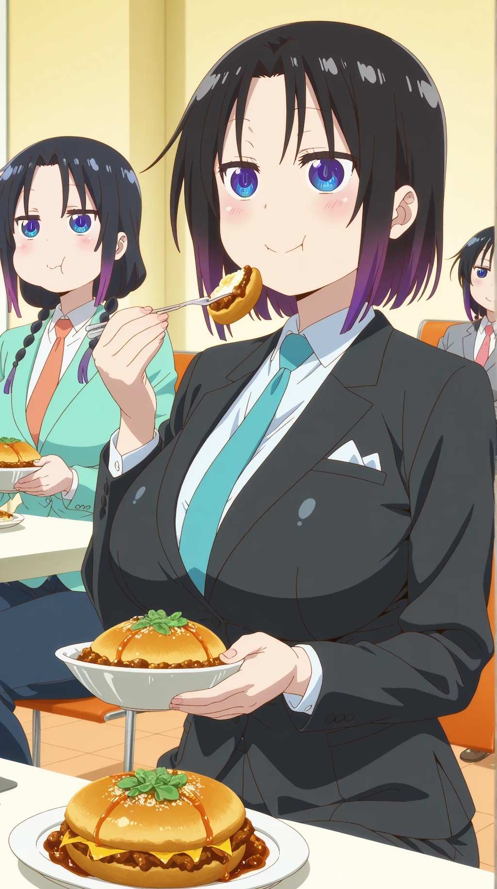 小林さんちのメイドラゴン　エルマ　🐲　食堂！