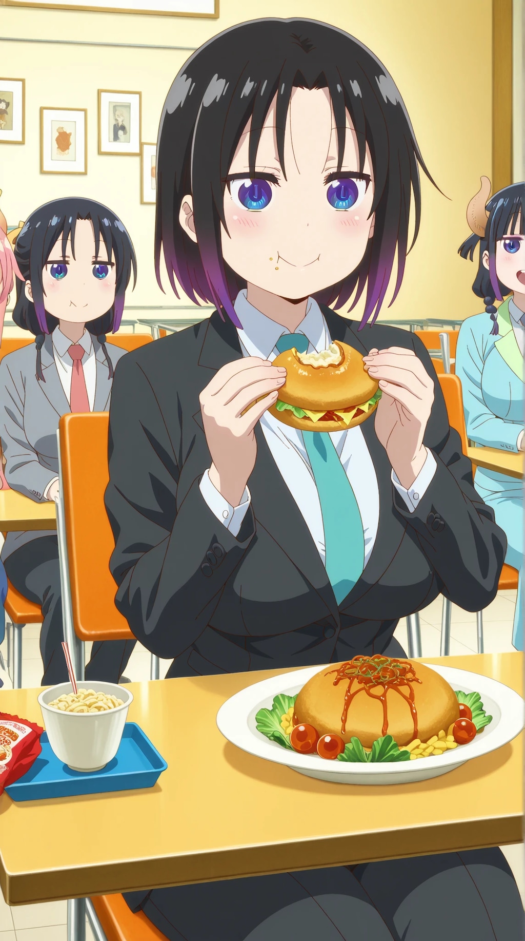 小林さんちのメイドラゴン　エルマ　🐲　食堂！