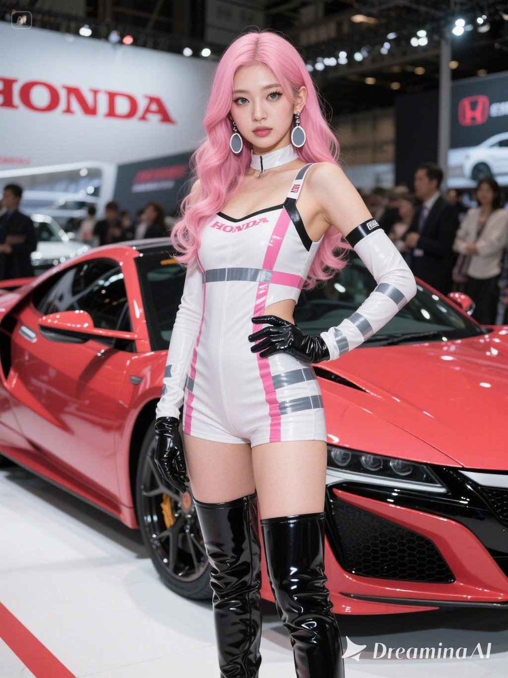 レースクイーンinモーターショー（NSX）