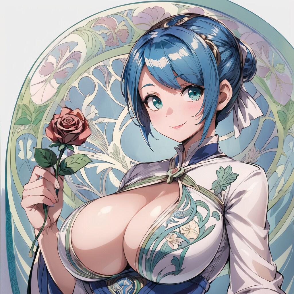 薔薇と淑女さん