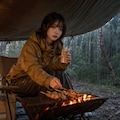 【ウチの娘シリーズ】せっかくキャンプに来たのに 2枚目