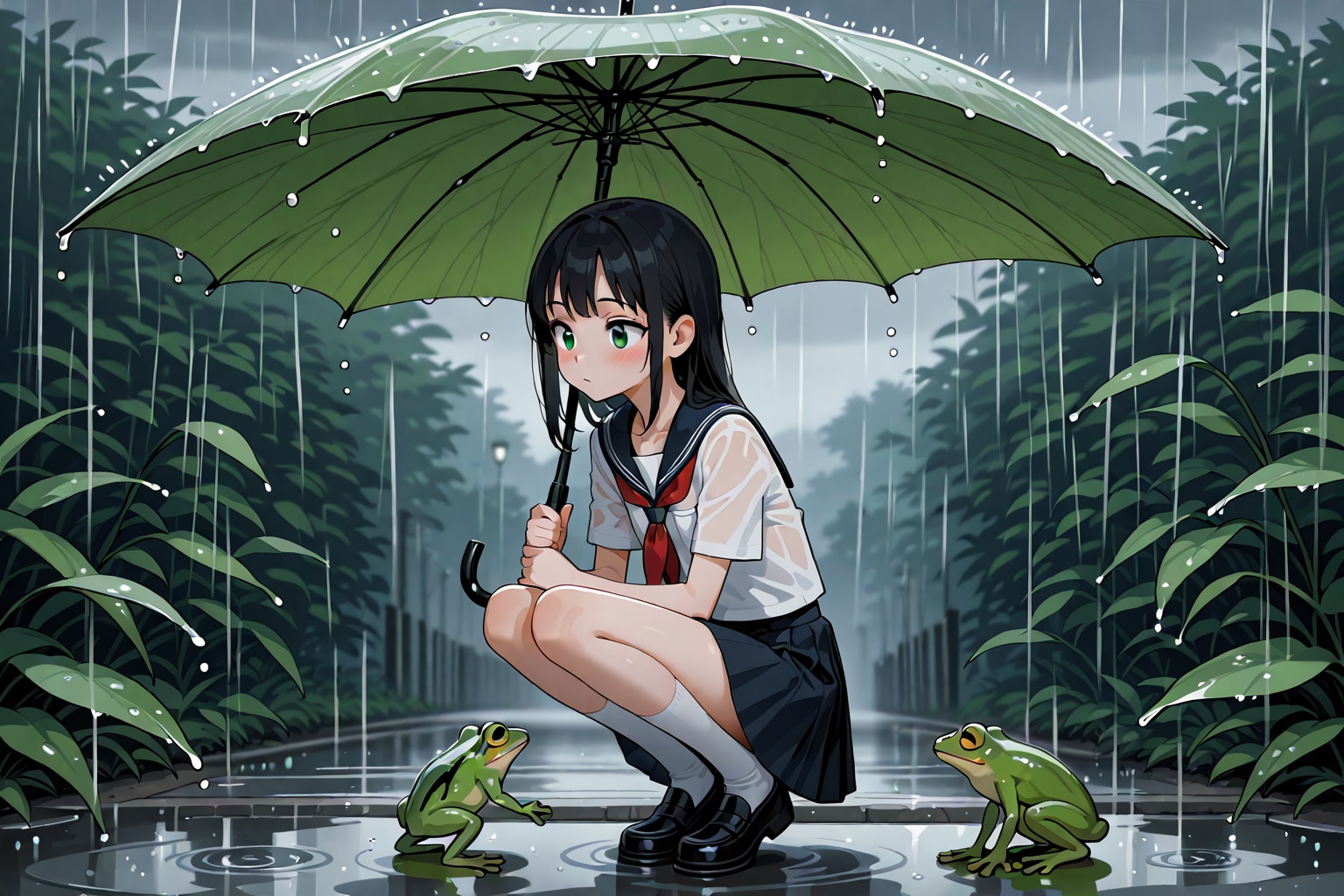 6月の大きな傘