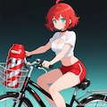 織ちゃん サイクリング 2枚目
