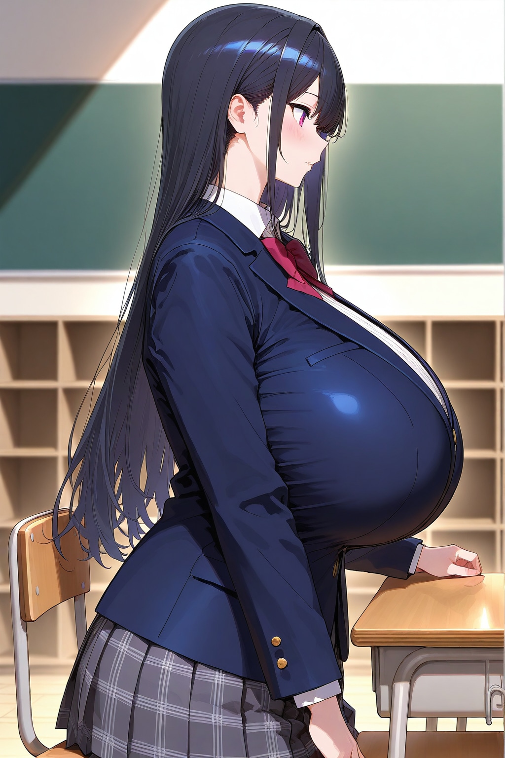 横顔美人