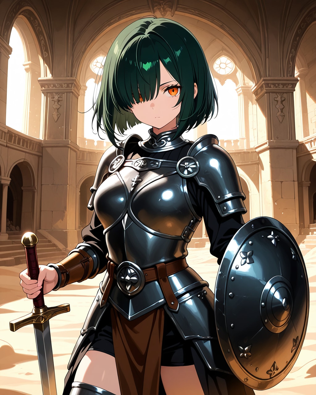 グラディエーターと化した目隠れボブ子（うちの子紹介）