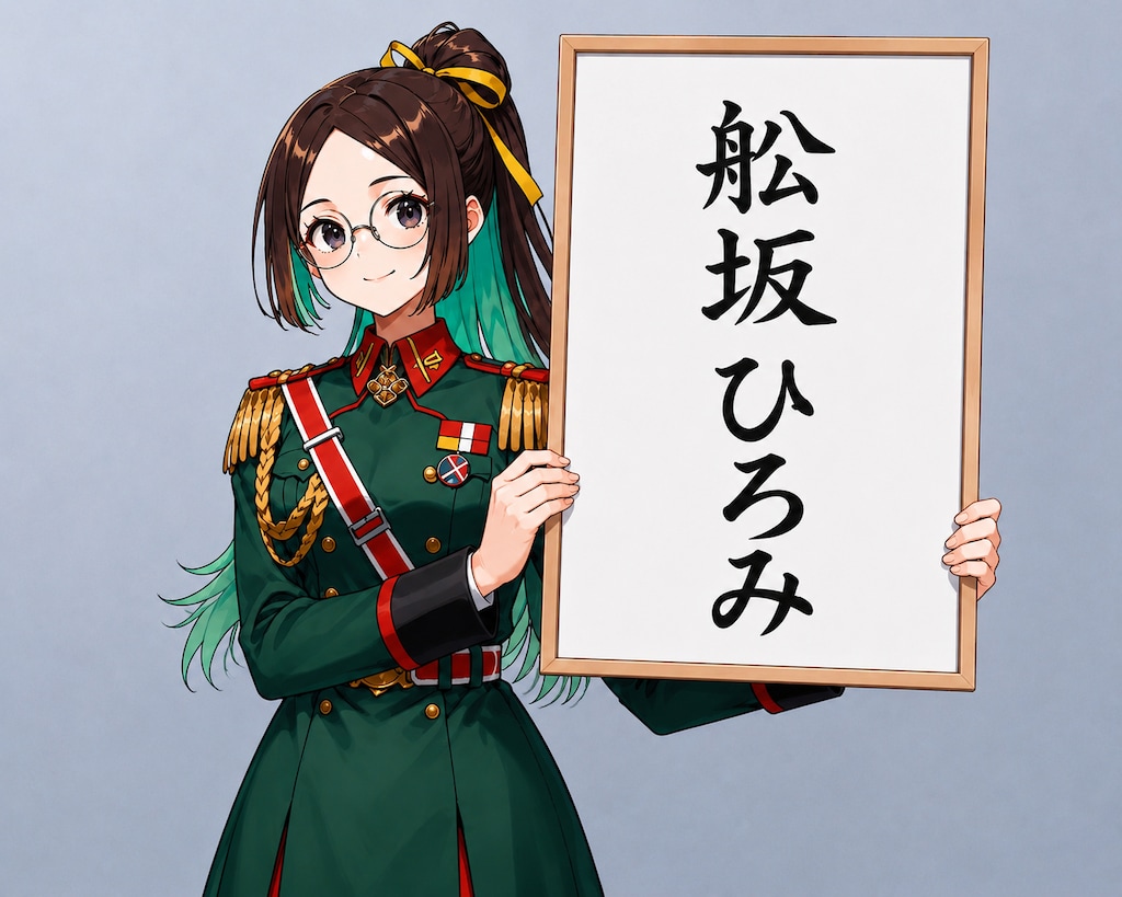 名前、決まりました！<うちの子ちゃん、先輩ちゃん、軍服ちゃん>