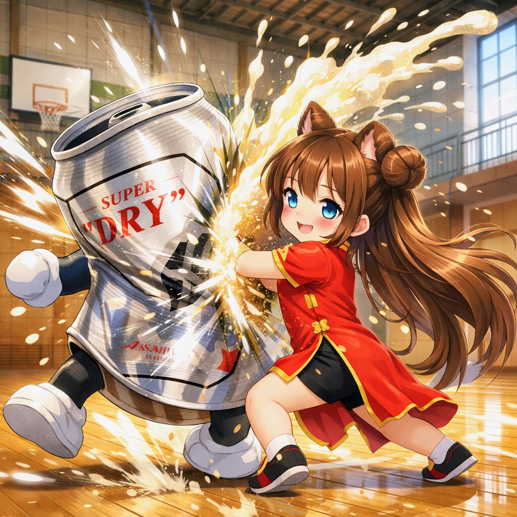 カンフーの小さな女の子