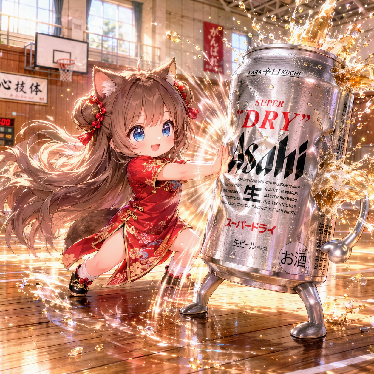カンフーの小さな女の子