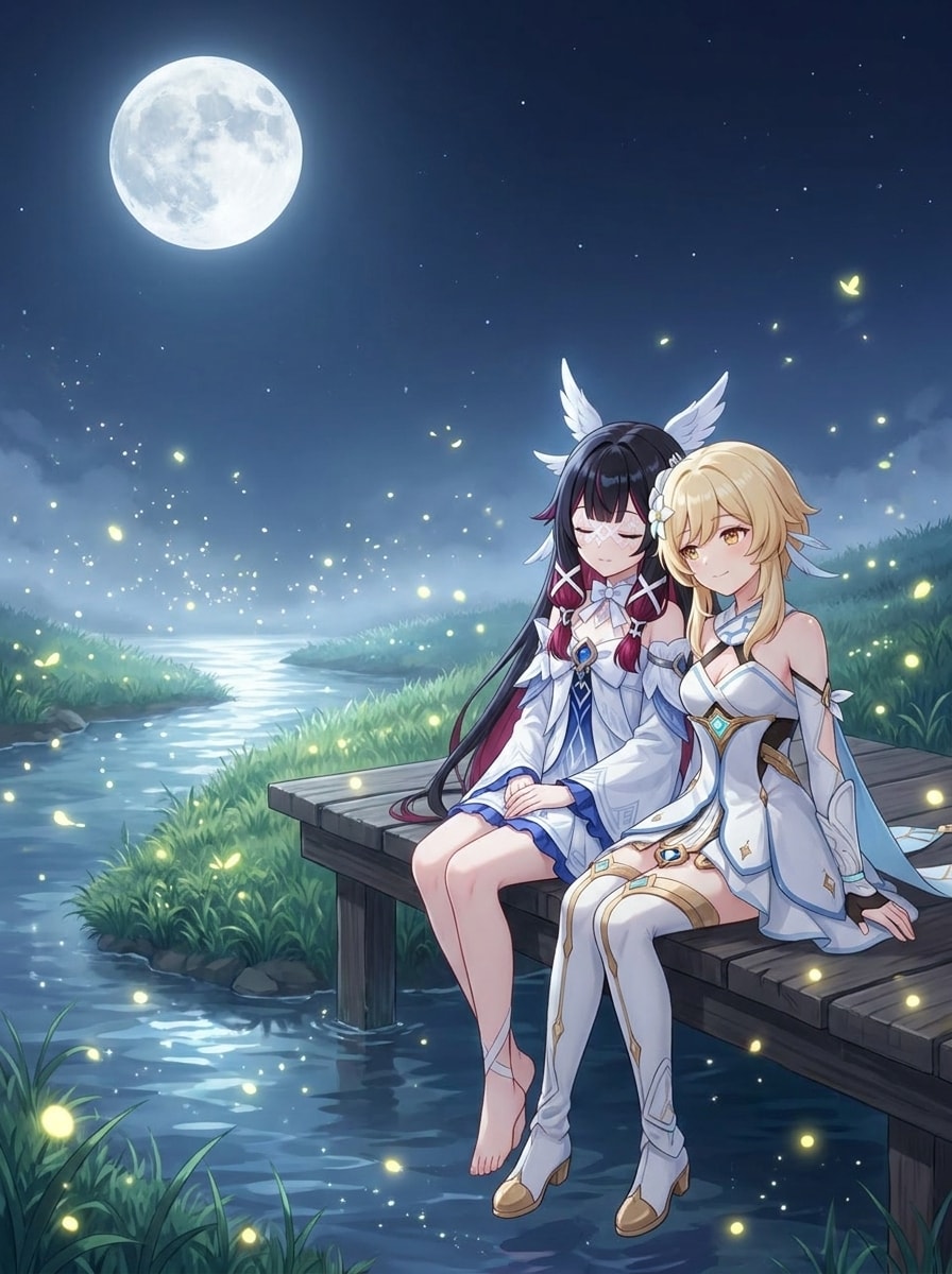 蛍と月神