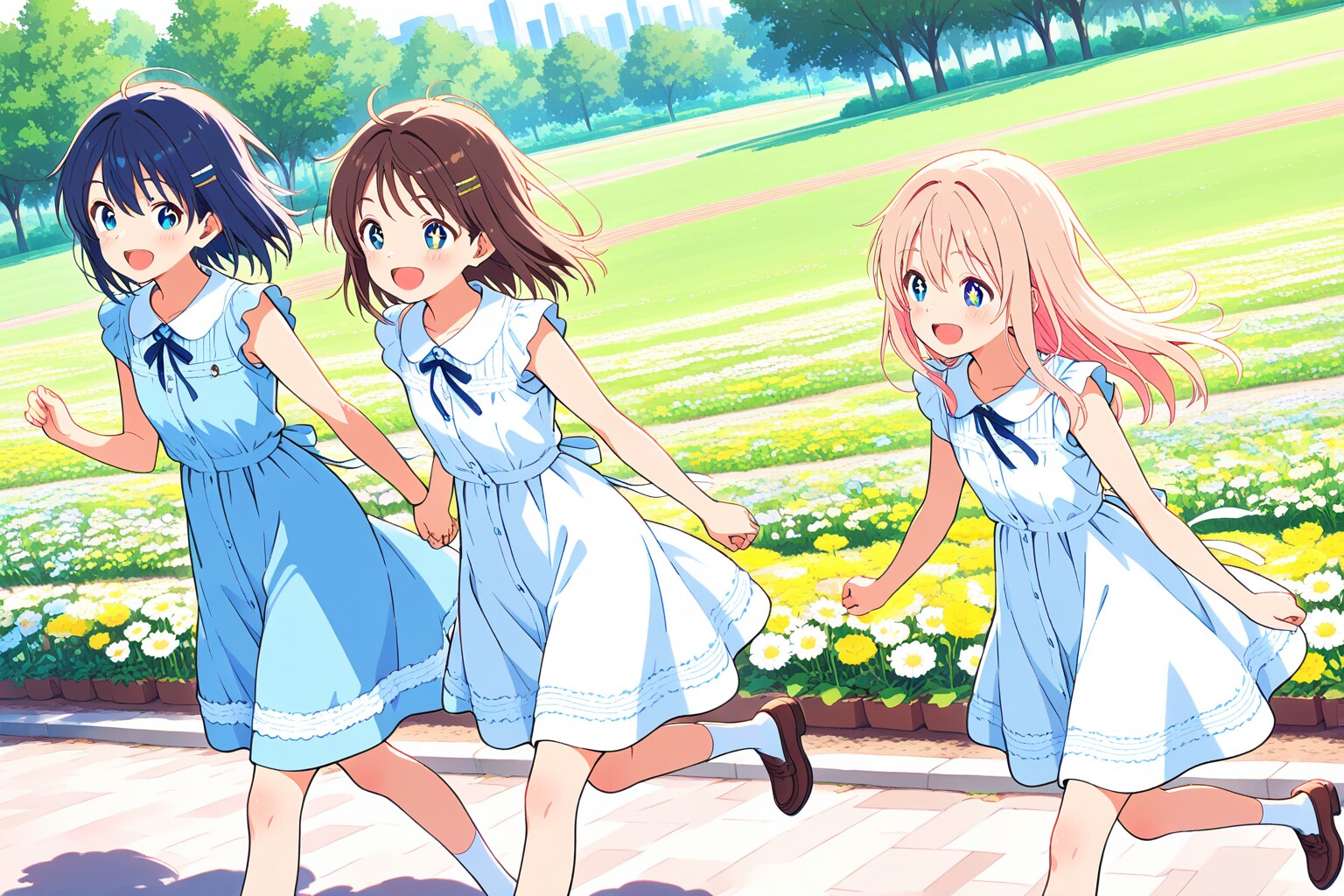 お花畑 | の人気AIイラスト・グラビア