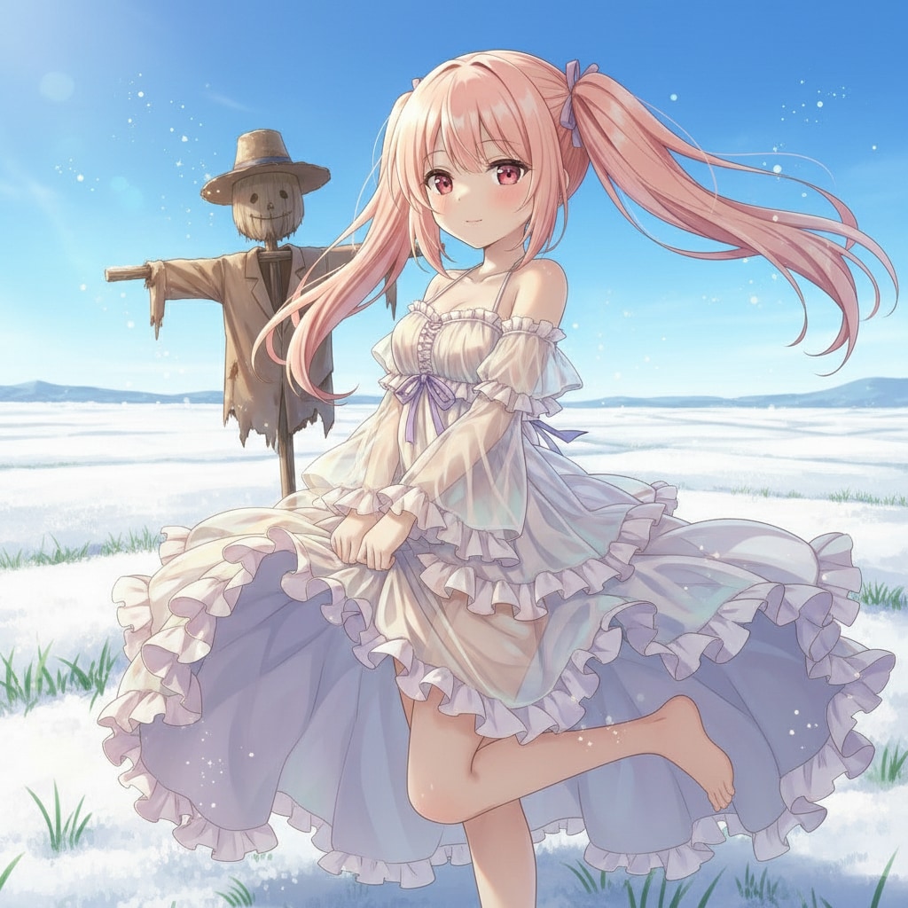 ももツイさん。案山子 | の人気AIイラスト・グラビア