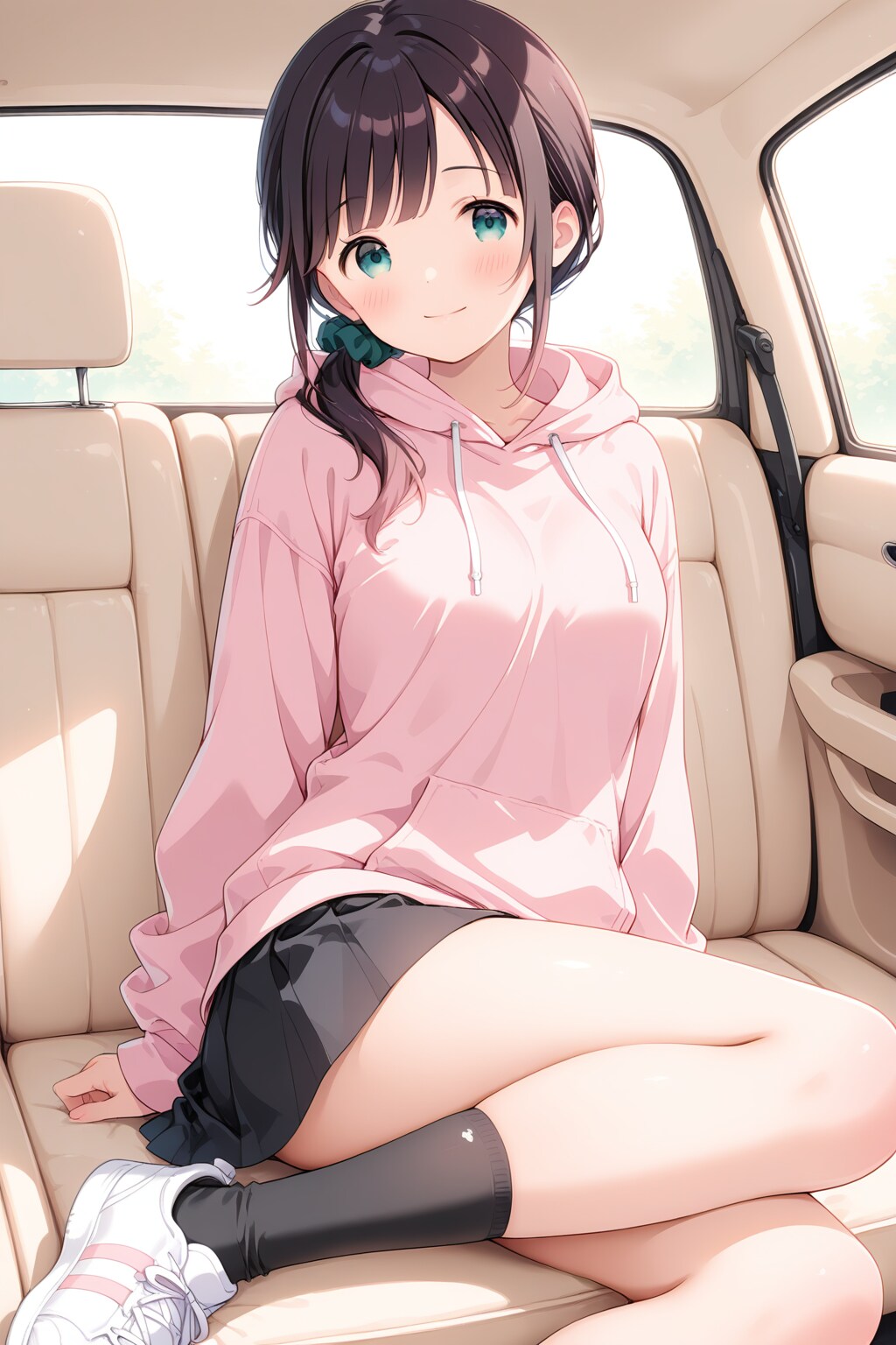車でドライブ