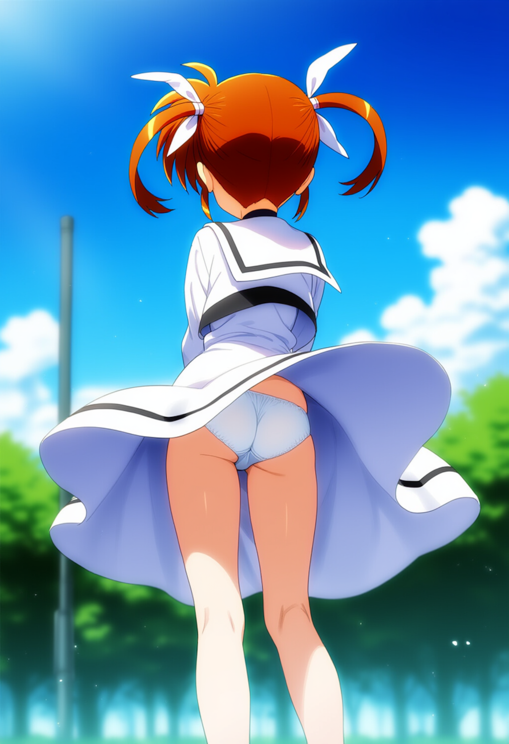 なのは　パンチラ