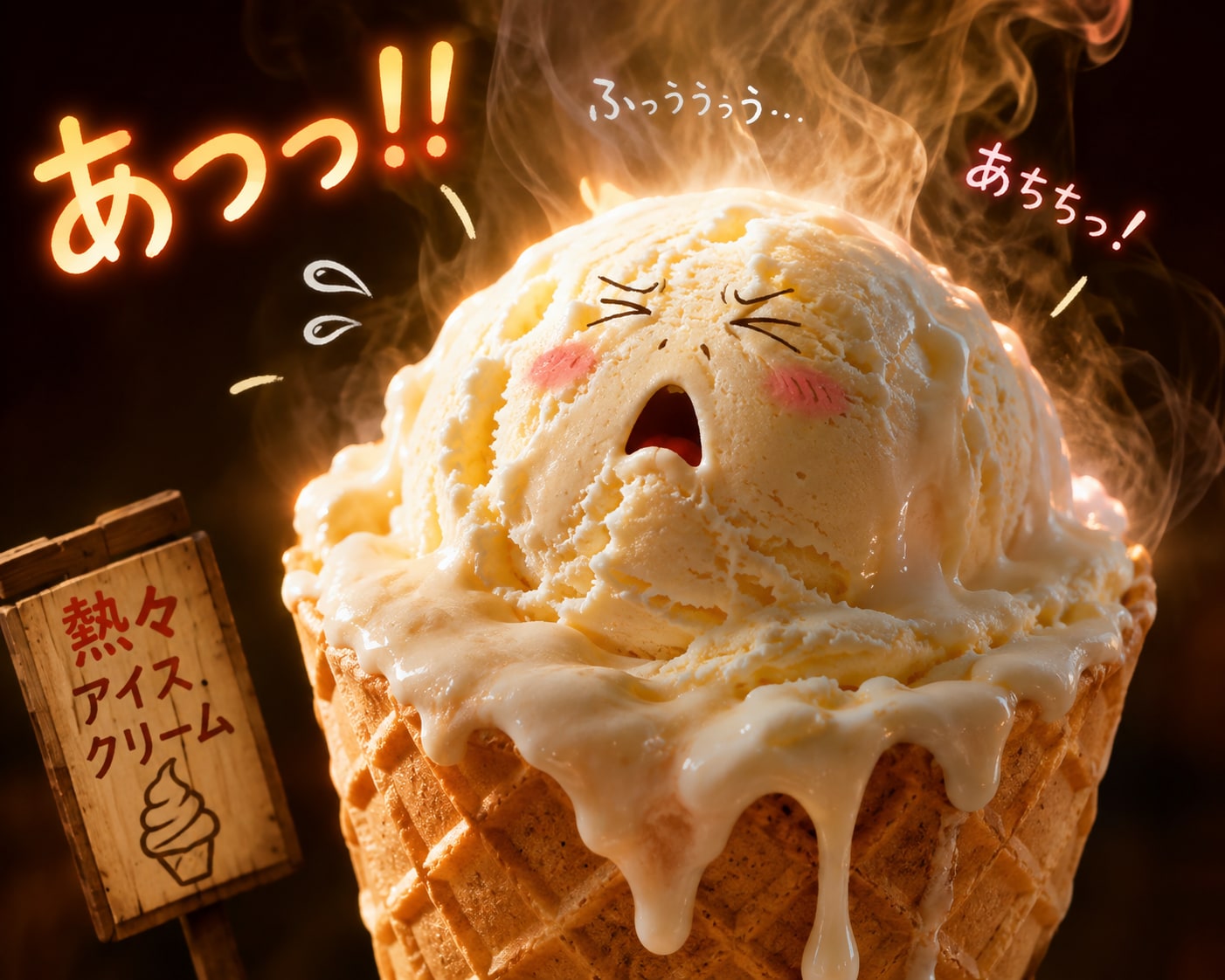 熱々アイスクリーム