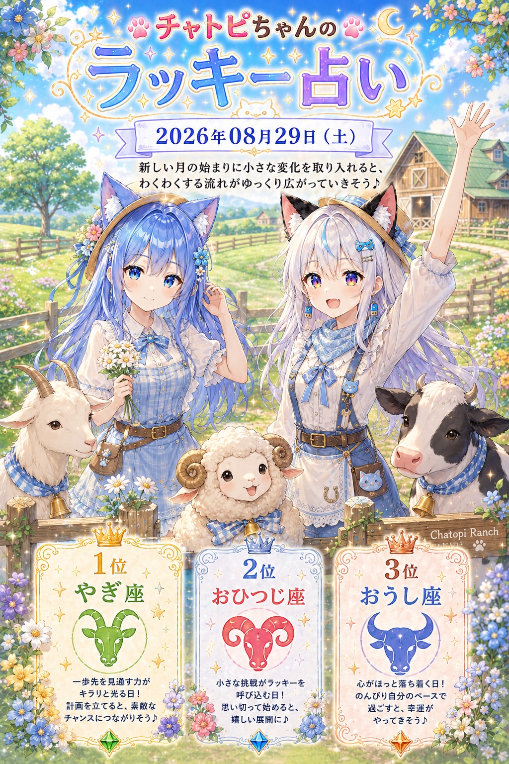 チャトピちゃん占い | の人気AIイラスト・グラビア