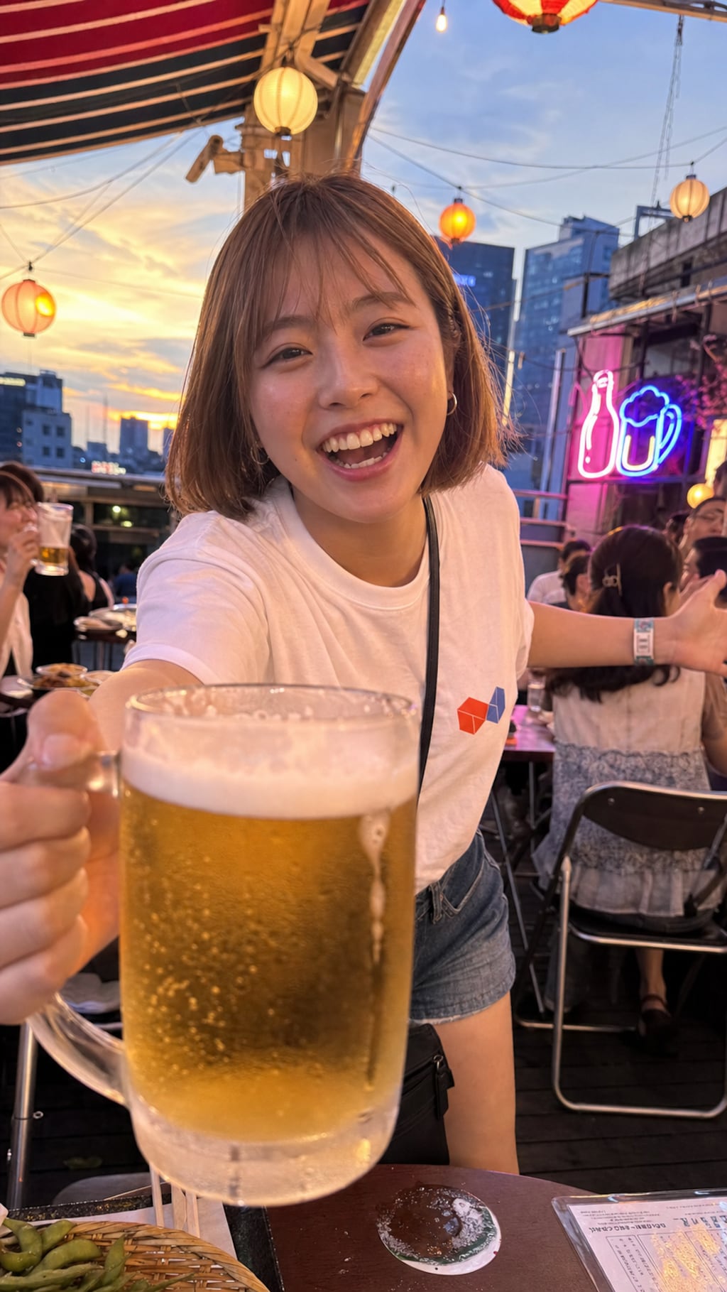 Cheers Above the City Lights