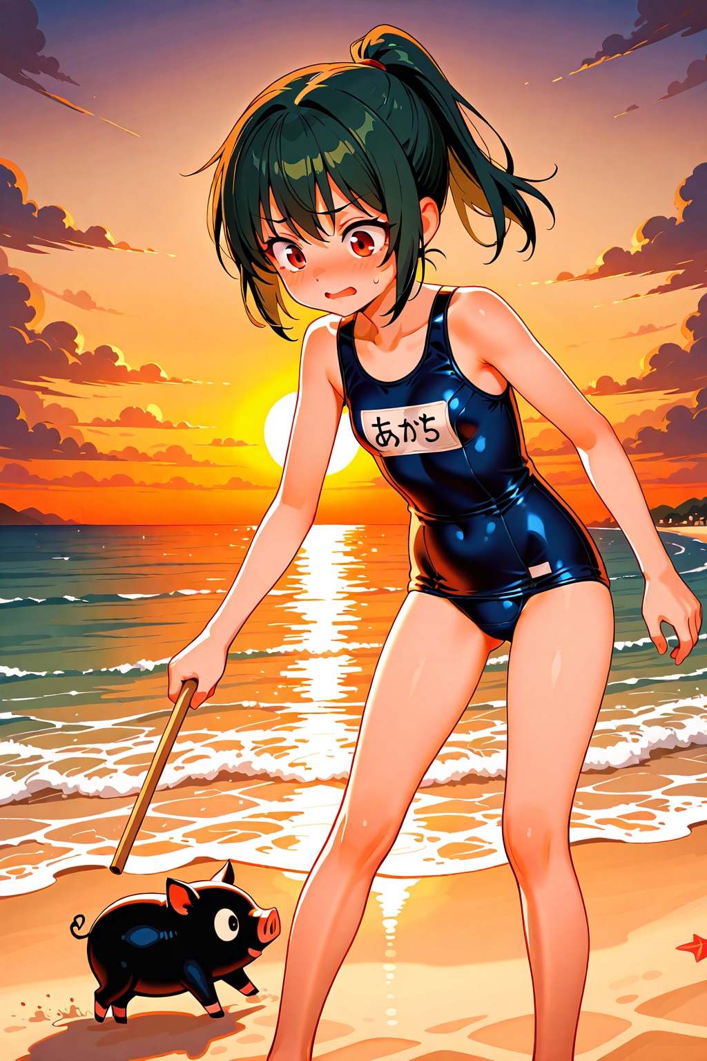 せつなさん、海水浴に行く。