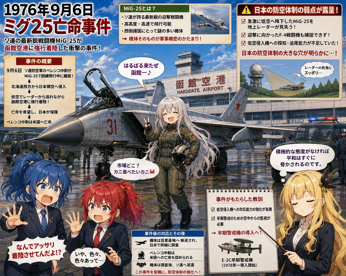 9月6日はミグ25亡命事件の日 | の人気AIイラスト・グラビア