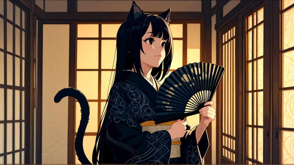 黒髪美人なヴィー