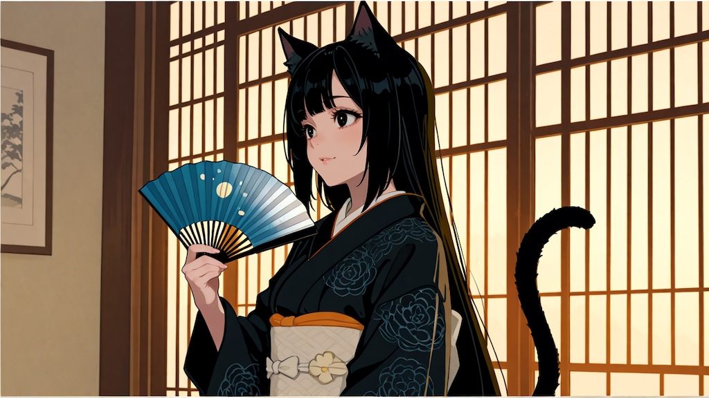 黒髪美人なヴィー