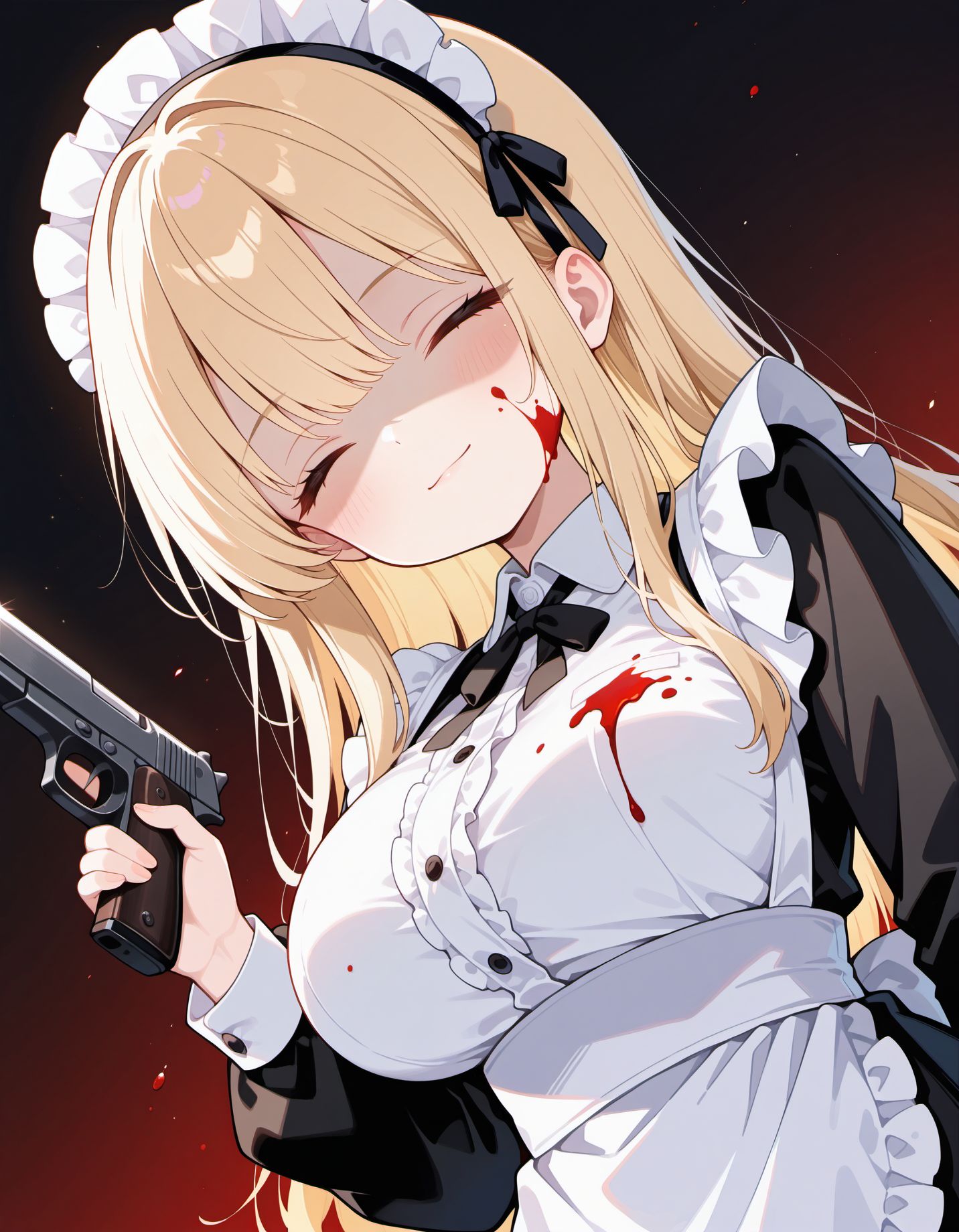 お掃除完了メイドさん