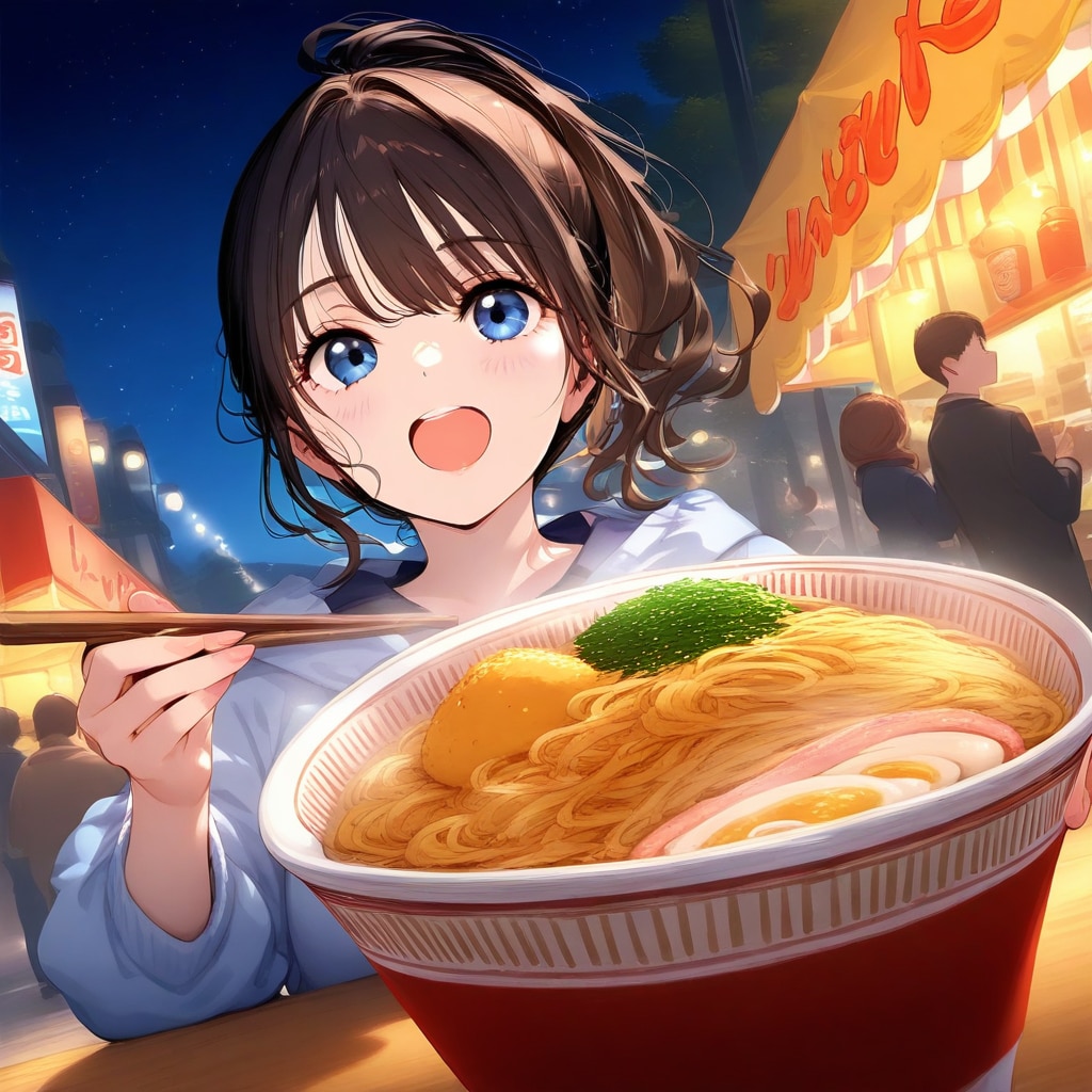 即席ラーメンの日🍜🔥🐓🔥🍜 | の人気AIイラスト・グラビア