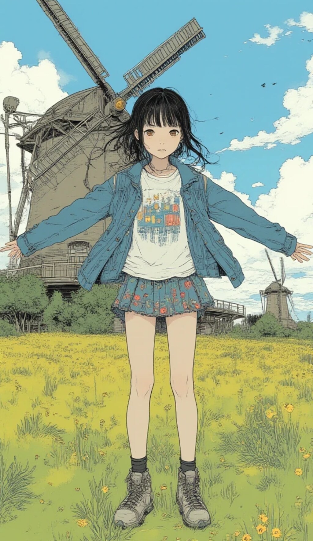 AI×オランダ！「水の都」アムステルダムを彩る、ハイスクールガールの映えコーデ図鑑